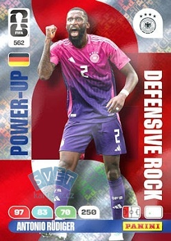 Antonio Rudiger Germany Panini FIFA World Cup 2026 Adrenalyn XL Defensive Rocks #562